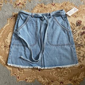 Billabong x The Salted Blonde High Waisted Jean Skirt